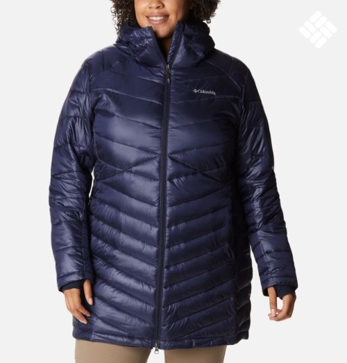 Columbia Joy Peak Omni-Heat Infinity Mid Hette Isolerte Jakker Dame Marineblå | Plus Size 02594L